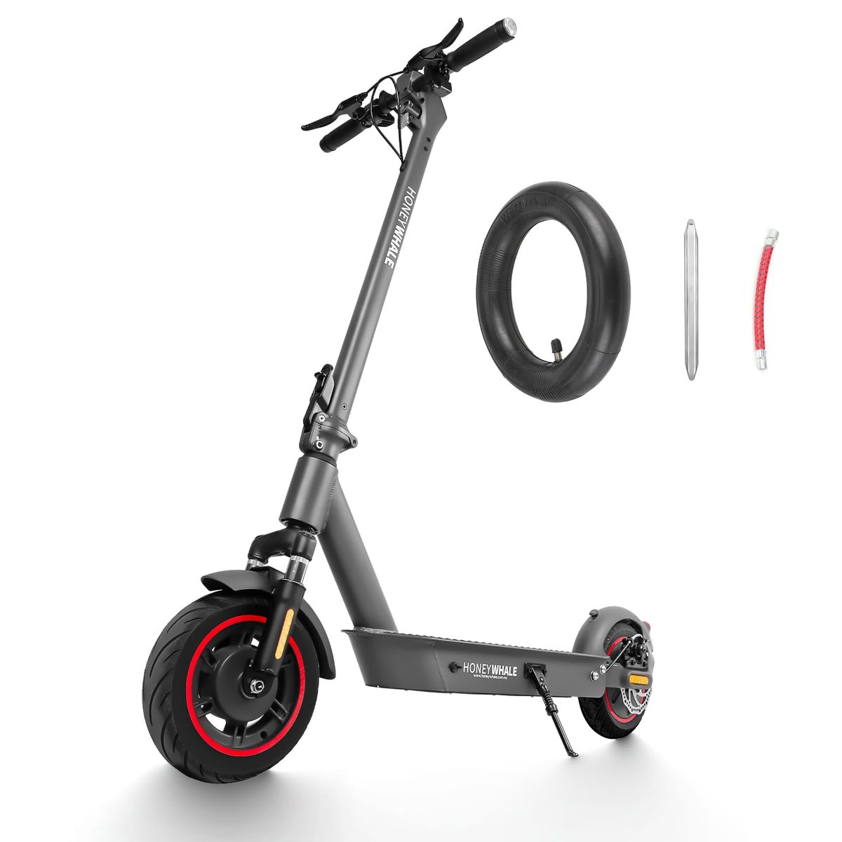 HONEYWHALE M2 MAX Patinete Elétrico Adulto, 500W Scooter Eletrica, Velocidade Máxima de 32KM/H, Autonomia de 22KM, Patinete Juvenil Dobrável com Aplicativo Bluetooth, Capacidade máxima de 120 kg