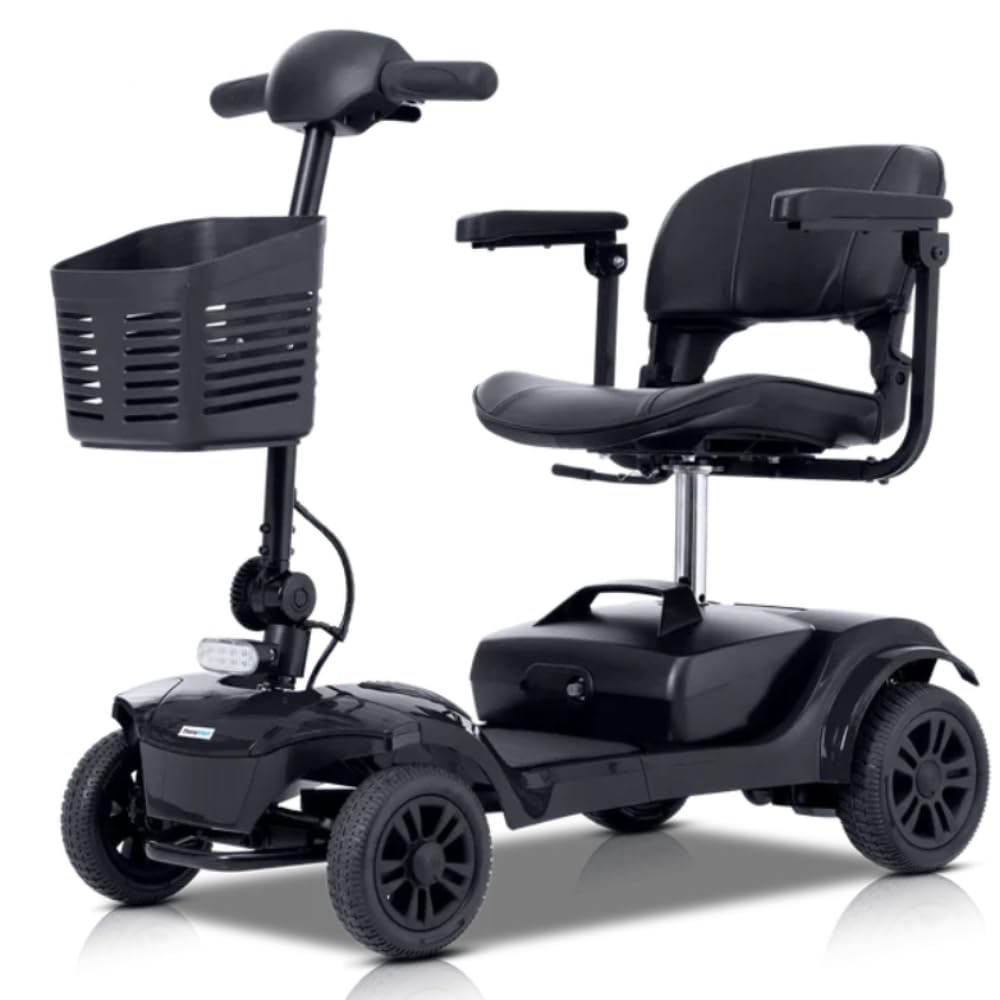 Scooter Elétrica Dobrável Cadeira de Rodas Motorizada até 136kg Adulto Idoso TheraRover Plus
