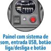Moto Cross Eletrica 6V Azul Bandeirante