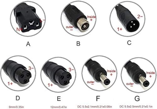 1766135529_61jMftITDsL._AC_SL1500_.jpg Carregador de bateria de lítio 67,2 V 4A para scooter elétrico inteligente série 60 V 13, adaptador de energia universal Li-Ion para autoequilíbrio monociclo skate hoverboard, D