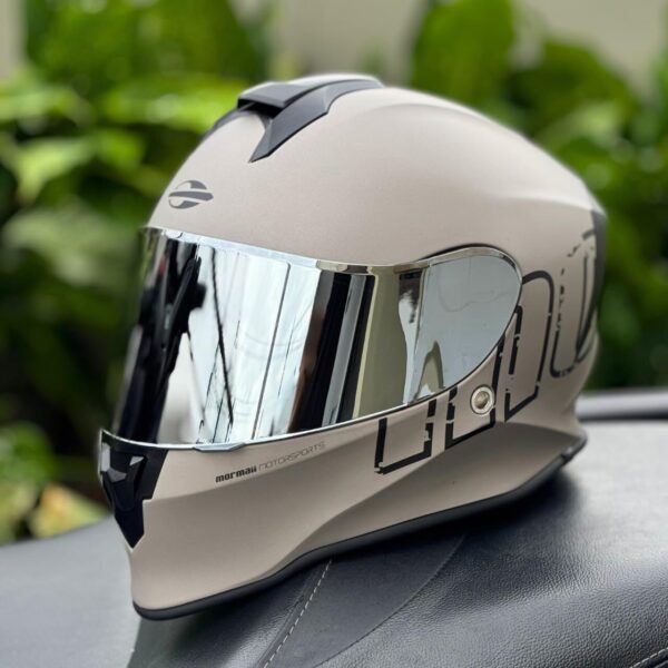 1766883442_61or9d4YM4L._AC_SL1280_.jpg Capacete de Moto Mormaii M1 Titanium Cinza Fosco Original Masculino Feminino Esportivo Com Narigueira Fechado
