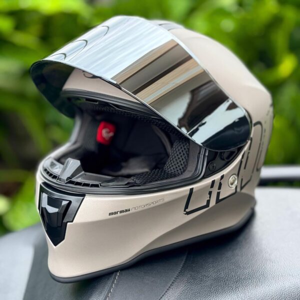 1766883443_7178DCmK2iL._AC_SL1280_.jpg Capacete de Moto Mormaii M1 Titanium Cinza Fosco Original Masculino Feminino Esportivo Com Narigueira Fechado