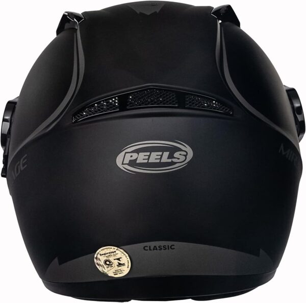 Capacete Aberto Moto Peels Mirage Classic Preto Fosco/Grafite 58