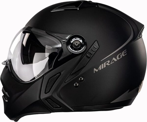 Capacete Aberto Moto Peels Mirage Classic Preto Fosco/Grafite 58