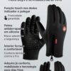 Luvas Premium Moto Térmica Touch-screen Impermeável Resistente A Chuva E Frio Unisex Moto Bike Ciclista Motoqueiro