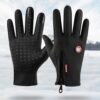 Luvas Premium Moto Térmica Touch-screen Impermeável Resistente A Chuva E Frio Unisex Moto Bike Ciclista Motoqueiro