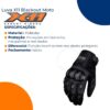 1767129796_61tpLwuVFML._AC_SL1200_.jpg Luva X11 Blackout Moto Motoqueiro Motociclista Motoboy Cor Preto