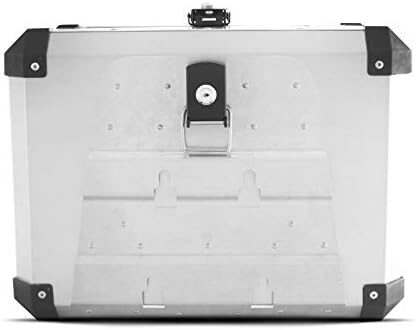 1767230470_3150cKbZNUL._AC_.jpg Baú Alumínio Traseiro Top Case Roncar 48 Litros + Base De Fixação Yamaha Super Ténéré 1200 2011 Até 2019 Alumínio Escovado