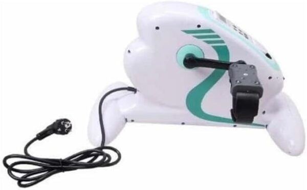 31LvSsrr2aL._AC_.jpg Mini Bicicleta Elétrica 110V para Fisioterapia Portátil – Exercitador de Pernas e Braços com Tela LCD e Controle de Intensidade – Branco