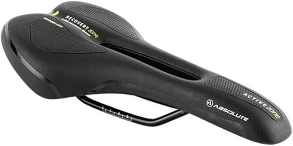 Selim Banco Absolute Atletic Vazado Absolute Mtb Bike, Preto, 28cm