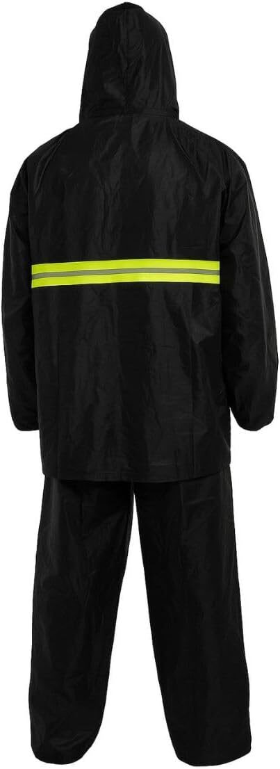 Capa De Chuva Com Capuz Impermeável Motoqueiro Proteção Contra Chuva