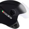 41EmyMdp6EL._AC_SL1200_.jpg EBF Capacete Spark Jet Solid 56/Preto Fosco
