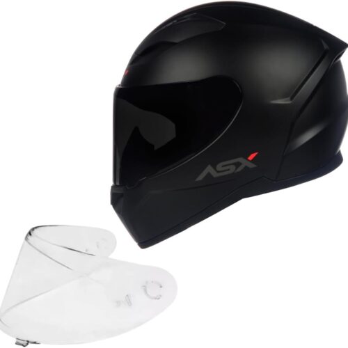 41GoF-T6UtL._AC_SL1200_.jpg Kit Capacete Masculino Feminino Asx City Preto Fosco Viseira Fume