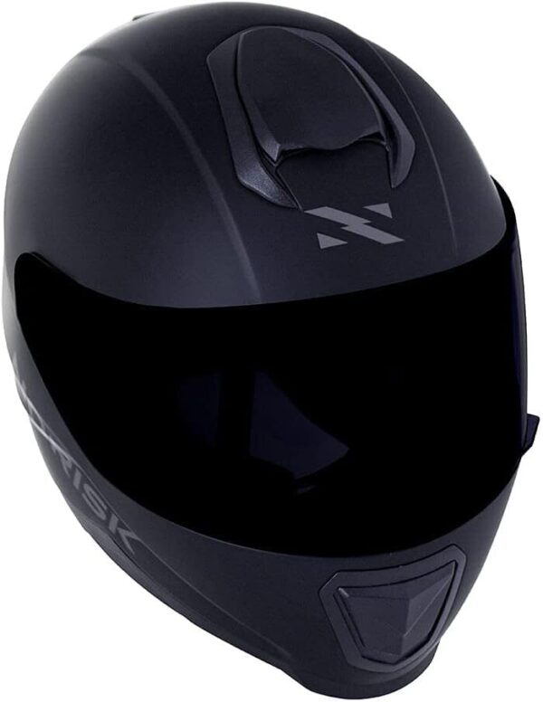41HlOBugvXL._AC_SL1000_.jpg CAPACETE NORISK RAZOR MONOCOLOR PRETO FOSCO 58/M