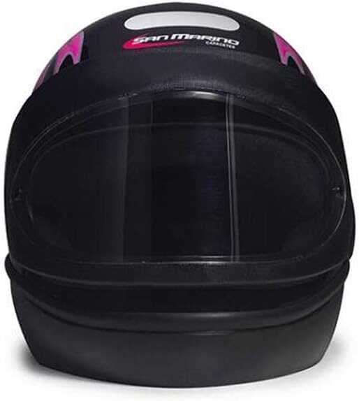 41doH1dR9aL._AC_SL1000_.jpg Capacete San Marino Femme Preto
