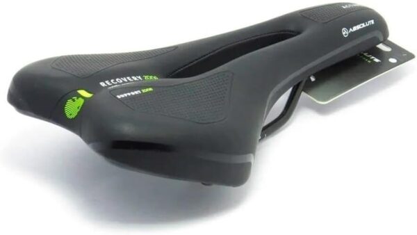 Selim Banco Absolute Atletic Vazado Absolute Mtb Bike, Preto, 28cm