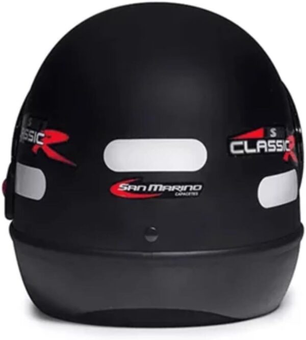 41jZ9LKMN5L._AC_SL1200_.jpg Capacete San Marino Classic Preto Fosco
