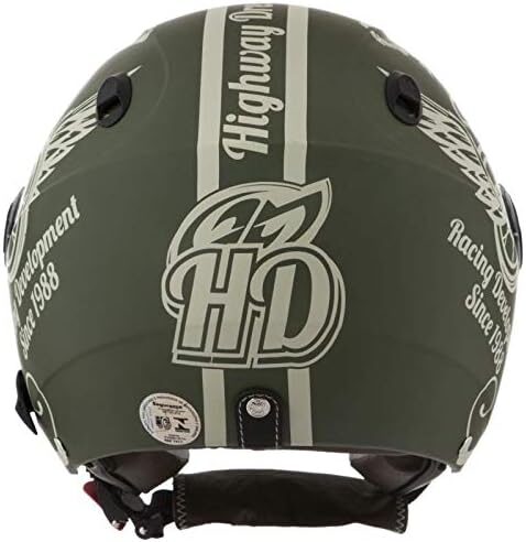 CAPACETE ABERTO PRO TORK NEW ATOMIC HIGHWAY DREAMS FOSCO VERDE FOSCO TAM. 56