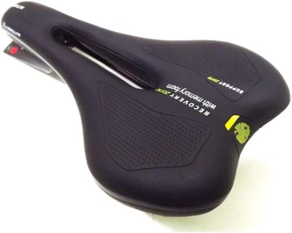 Selim Banco Absolute Atletic Vazado Absolute Mtb Bike, Preto, 28cm