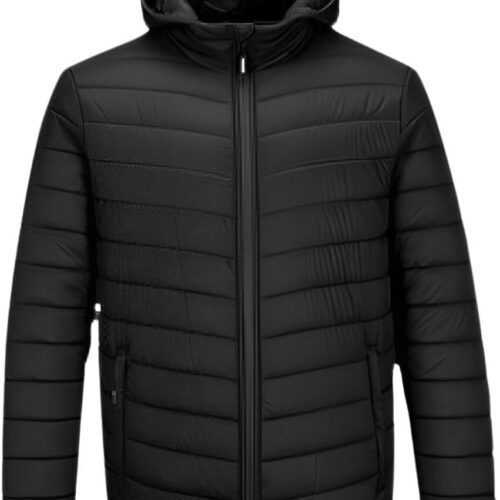 51-Sd4UvWRL._AC_SL1200_.jpg Jaqueta Puffer Bobojaco Masculina Casaco Corta Vento Acolchoada Impermeável Bolsos Capuz Removível