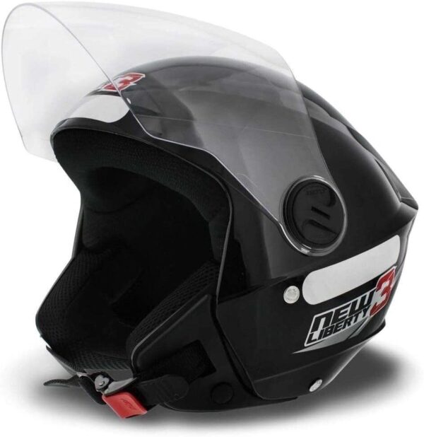 510AQaK29QL._AC_SL1000_.jpg CAPACETE ABERTO PRO TORK NEW LIBERTY 3 SOLID PRETO TAM. 58