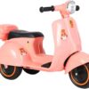510X22fT4DL._AC_SL1280_.jpg Bang Toys - Scooter Elétrica Infantil Cubi Joy 6V - com Luzes de LED, Sons, Entrada USB/MP3, Bluetooth - Suporta até 30kg - Cor Rosa