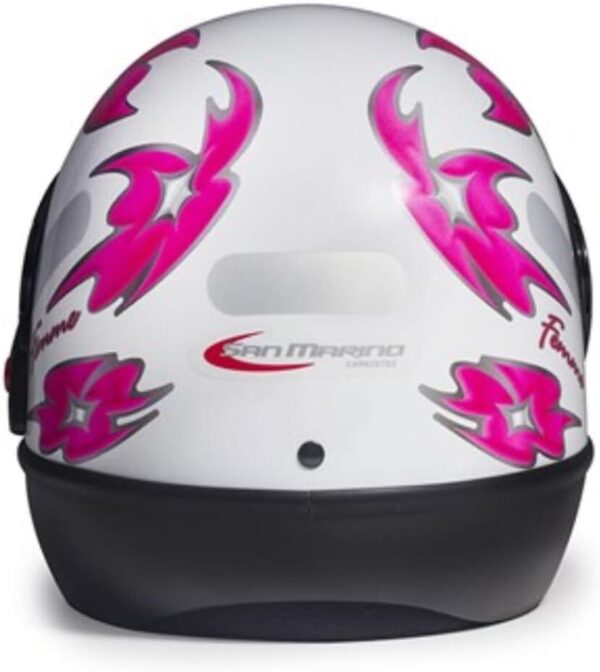513ec93tN2L._AC_SL1200_.jpg Capacete San Marino Femme Branco Automatico Original