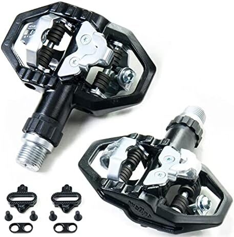514Z-W86B1L._AC_.jpg Pedal Bike Sapatilha Wellgo M279- Clip Plataforma Híbrido Mtb