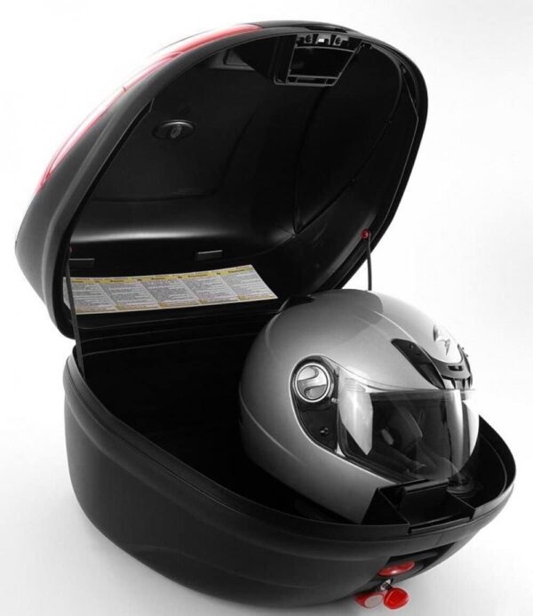 Bau Bauleto Moto Monolock E470n Simply 47 Litros - Givi Fumê