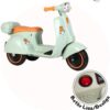 Mini Moto Elétrica Scooter Frente e Ré 6V Som e Luz