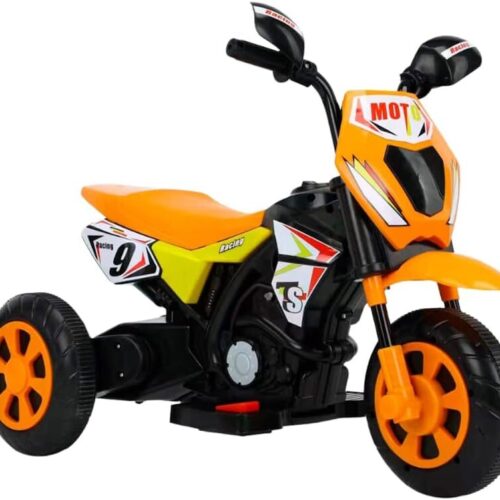 517ldb1ATwL._AC_SL1200_.jpg Moto Elétrica Infantil Laranja Farol Led Acelerador Pedal Ré