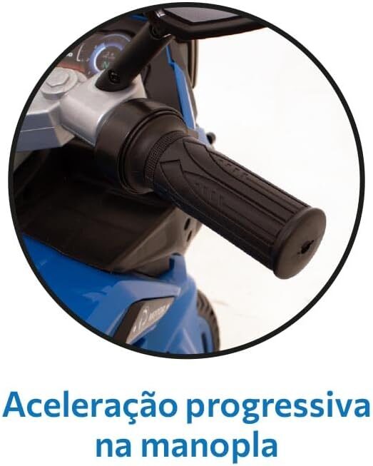 Moto Adventure (Azul) Elétrica 12V Bandeirante