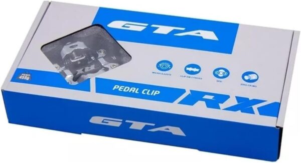 Pedal Clip GTA RX Rolamentos Selados Bike Mtb Com Taquinhos