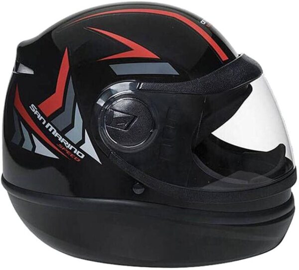 51A06gisoSL._AC_SL1000_.jpg CAPACETE SAN MARINO SPEED ONE PRETO E VERMELHO