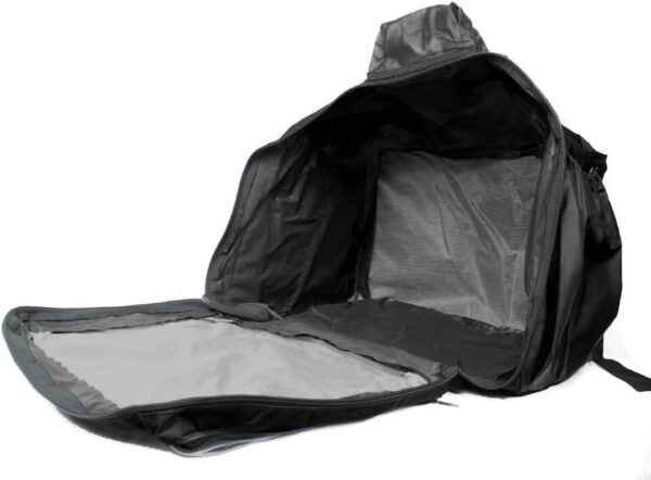 51A5lZO7rZL._AC_SL1000_.jpg Capa Mochila Bag para Delivery e Entrega de Pizza Lanche Marmita sem Isopor 45 Litros para Motoboy Moto Aplicativo (Preto)