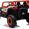 Bang Toys - Carrinho Elétrico Infantil UTV R3 12V - com Portas que Abrem, Luzes, Sons, Bluetooth, Controle Remoto - Suporta até 30kg - Cor Laranja