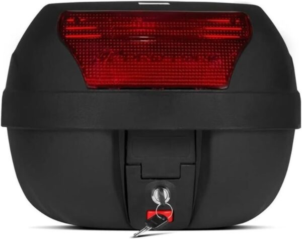 Baú Para Moto 28 Litros | Inclui Suporte E Kit De FixaçãO | Base Universal