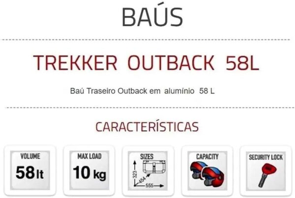 51FNUKph5L._AC_SL1200_.jpg BAU OUTBACK ALUMINIO PRETO 58L GIVI - OBKN58B-BR