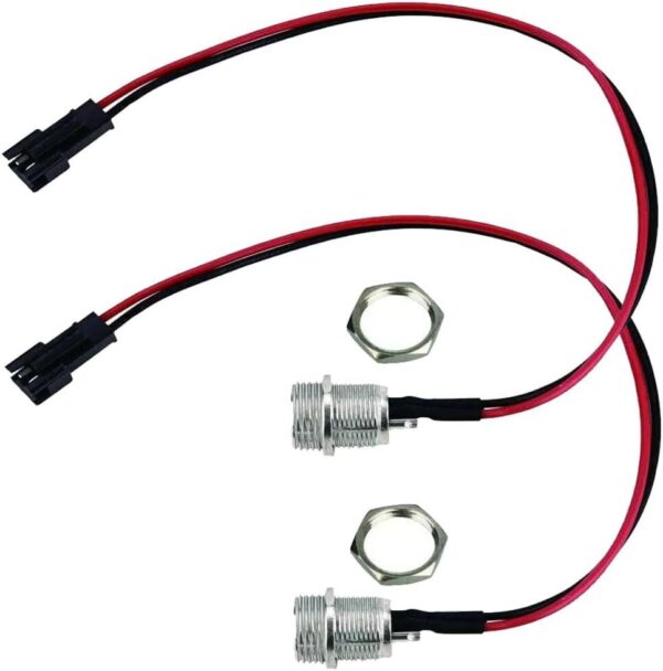 2 peças, 3 pinos, 2 plugues machos, 2 fios, porta de carregamento Hoverboard para cabo carregador de scooter