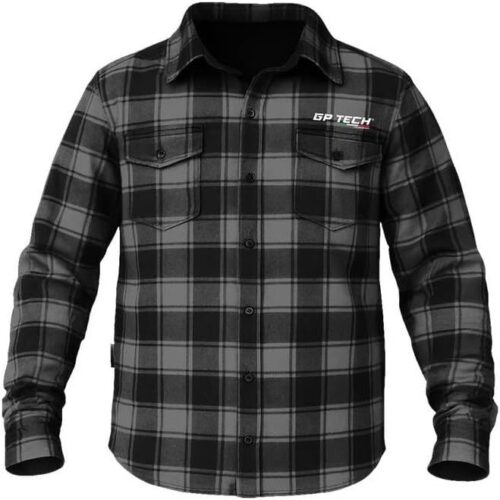 51I2OoOxtL._AC_.jpg Jaqueta Motociclista Gp Tech Moto Custom Motoqueiro Xadrez Casual Classic Com Proteções e Capuz Retro