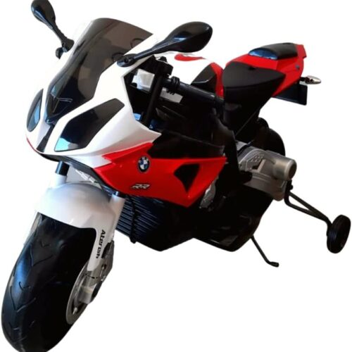51L8R-yDQkL._AC_SL1200_.jpg Mini Moto Elétrica 12V BMW S1000 RR, Importway, Vermelho