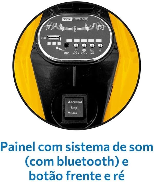 Moto Adventure (Amarela) Elétrica 12V Bandeirante