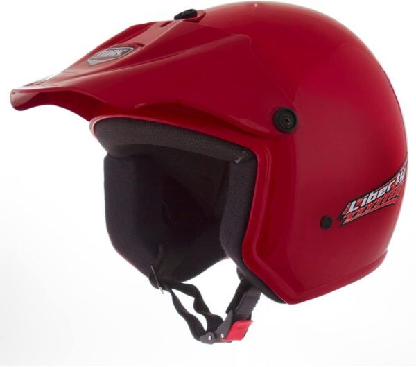 CAPACETE ABERTO PRO TORK LIBERTY SOLID VERMELHO TAM. 56