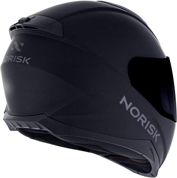 51OtZZP-plL._AC_SL1000_.jpg CAPACETE NORISK RAZOR MONOCOLOR PRETO FOSCO 58/M