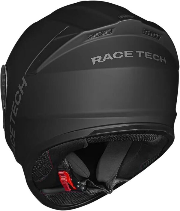 Capacete Fechado Race Tech Hit Monocolor Preto Fosco Original