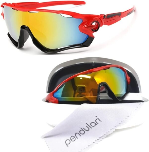 51Sb74S76eL._AC_SL1000_.jpg Óculos de Sol Esportivo Espelhado Mtb Speed Kit 2 Unidades