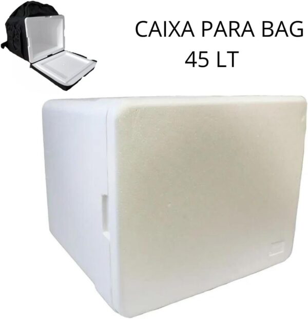 Caixa Isopor Entrega Delivery Motoboy Pizza,lanche 45 Litros Bag