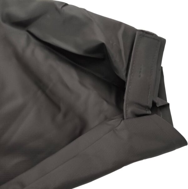 51ZNOaMa3IL._AC_SL1200_.jpg Conjunto Capa de chuva Motoqueiro Tamanho P PVC 0,28mm Combate Com Gola Masculino Preto Pioneira - 2900-M-PRE-P
