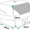 51ZXhbMdbIL._AC_SL1001_.jpg Baú Bauleto Smart Box 28 Litros Com Base Universal Pro Tork