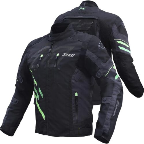 51aCNwL8kXL._AC_SL1000_.jpg Jaqueta X11 Iron 3 Sporadic Masculina Imperme?vel Motociclista Com Bolsos Sa?da de Ar